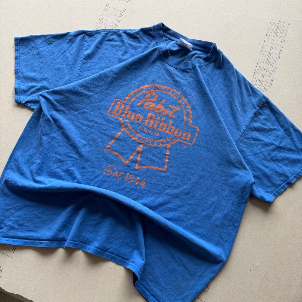 Y2K Pabst Blue Ribbon Beer T-shirt